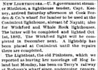 Conimicut Lighthouse Newspaper Articles