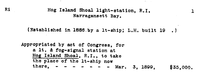 Hog Island Shoal Light - Lighthouse Board Clipping Files-page 1