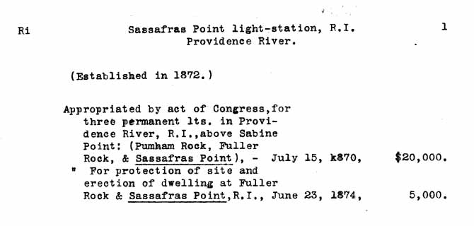 Sassafras Point Light - Lighthouse Board Clipping Files - page 1