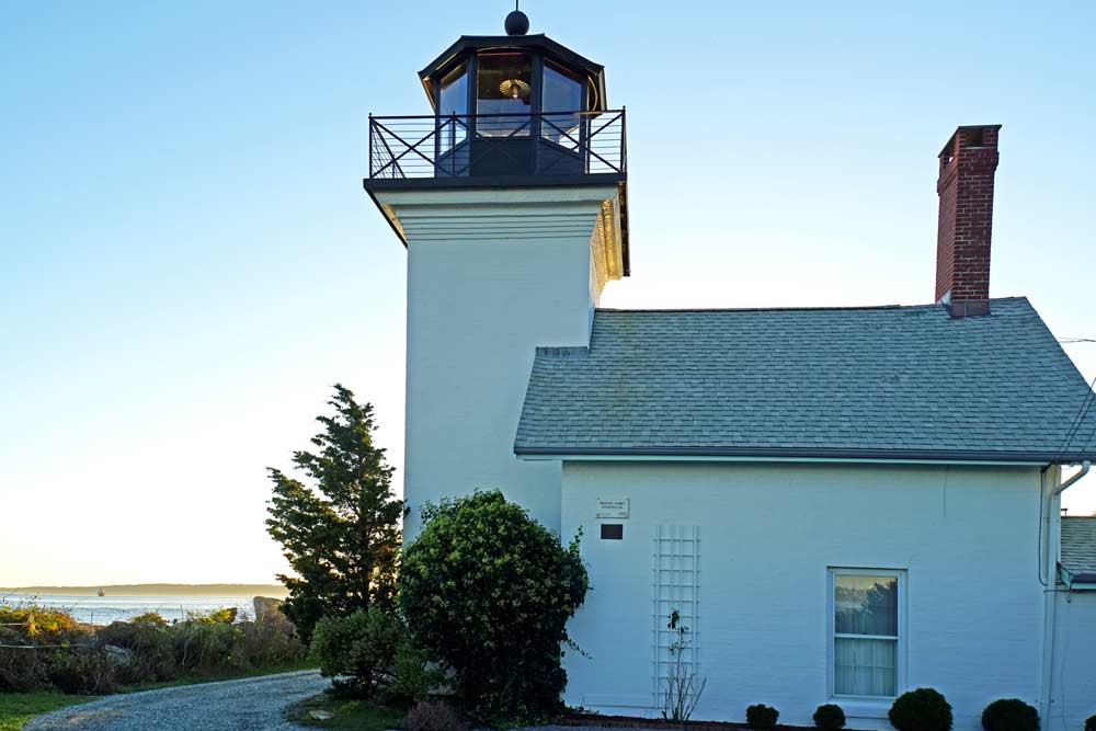 East Side of Bristol Ferry Lighthouse 2022 
