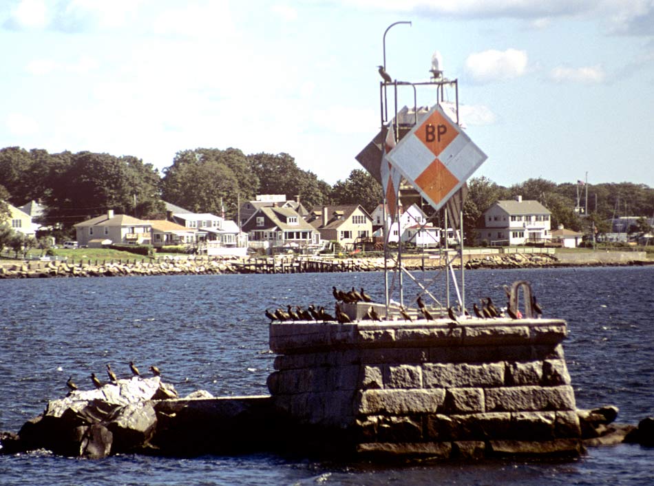 Bullock's Point Lighthouse's Base with Skeleton Tower