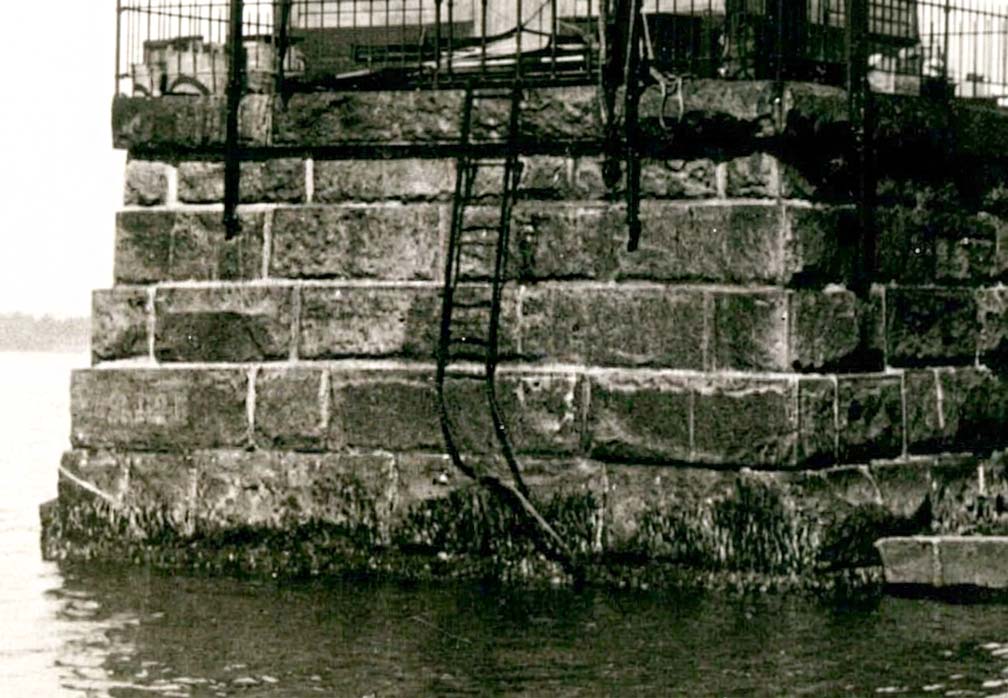 Musselbed Shoals Lighthouse's Base