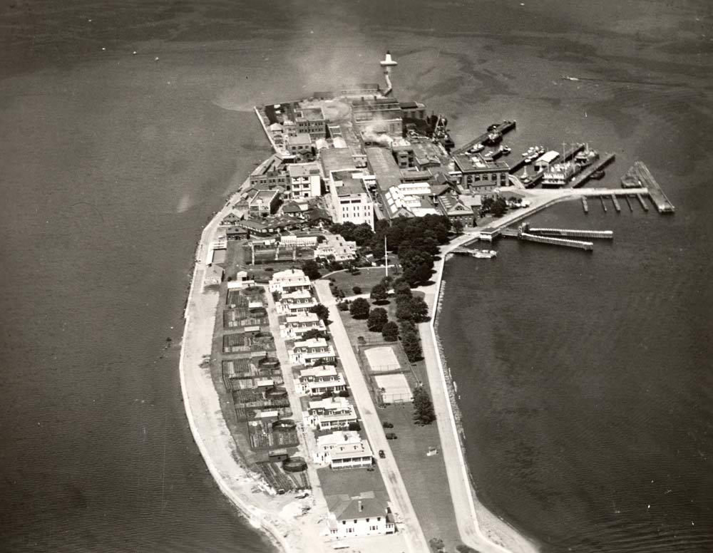 Aerial View of Newport Harbor Lighthouse