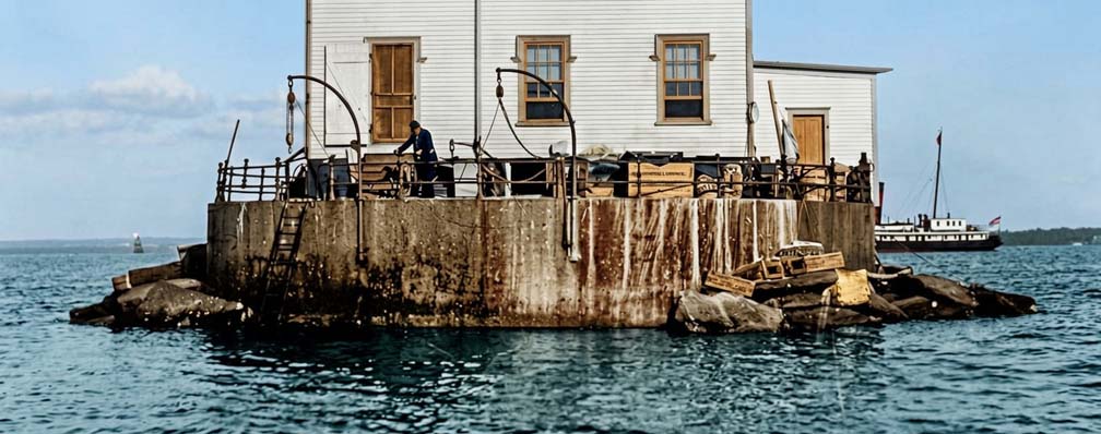 Wickford Harbor Lighthouse's First Floor