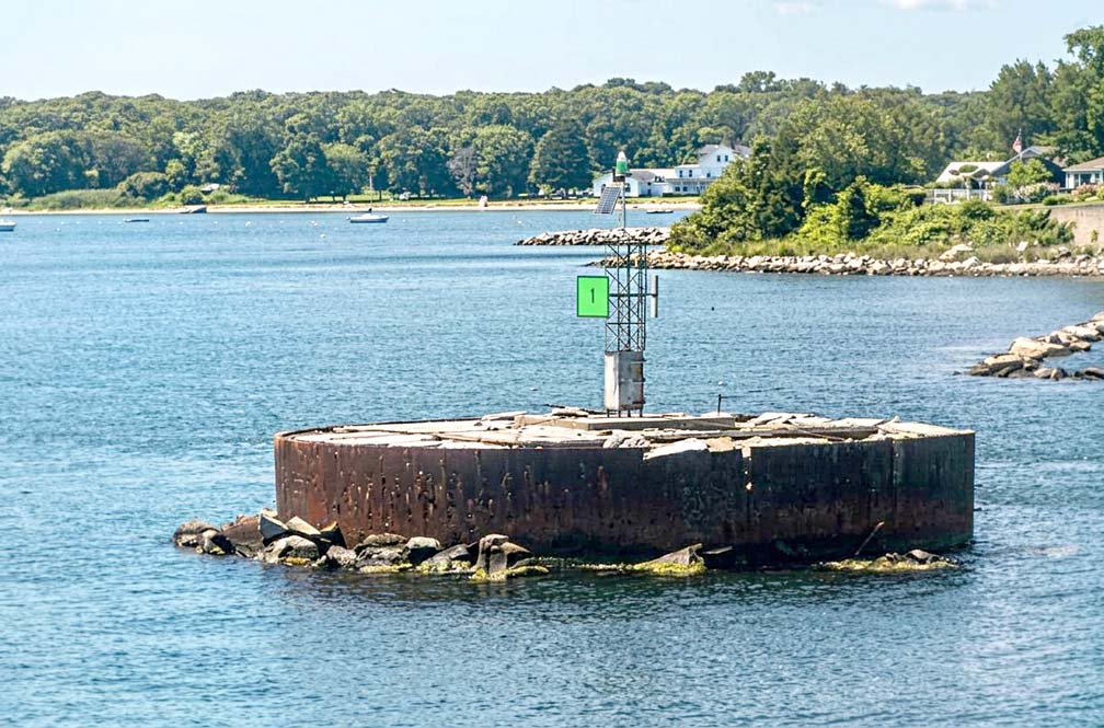 Wickford Harbor Lighthouse's Base