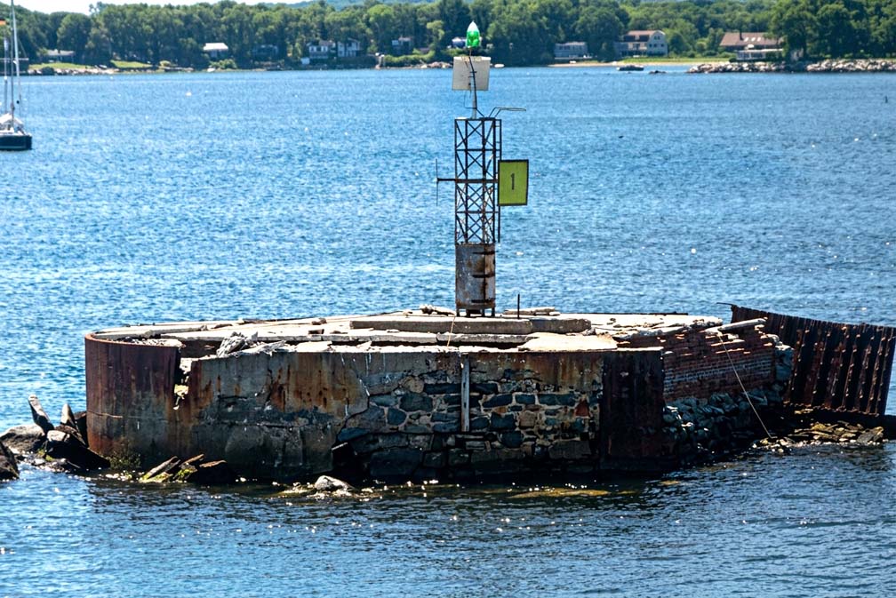Wickford Harbor Lighthouse's Base