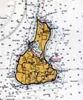  Block Island Sound Nautical Chart - 1934