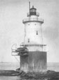 Undamage Whale Rock Lighthouse - Rhode Island