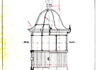  Plan for Bullock's Point Lighthouse's Lantern - 1875