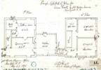 1856 Rough Sketch of Plan for Lime Rock Light Keepers House 