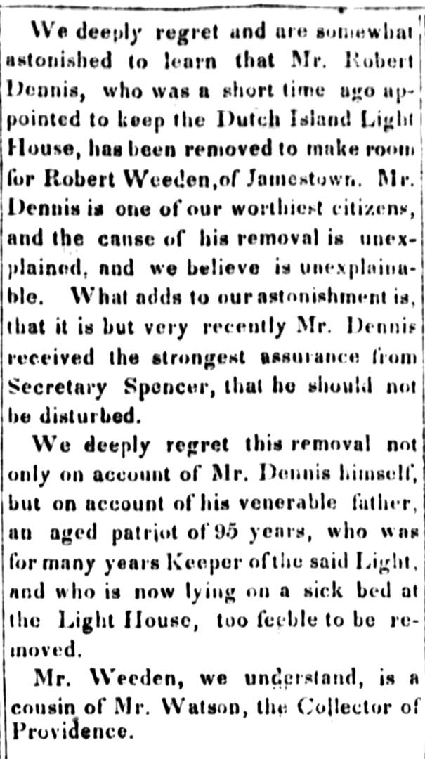 We deeply regret ...