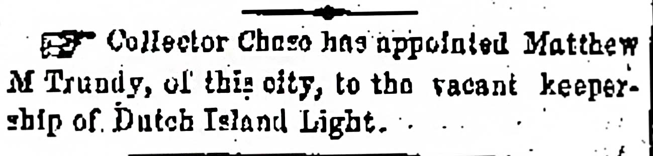 Collector Chase has appointed ...