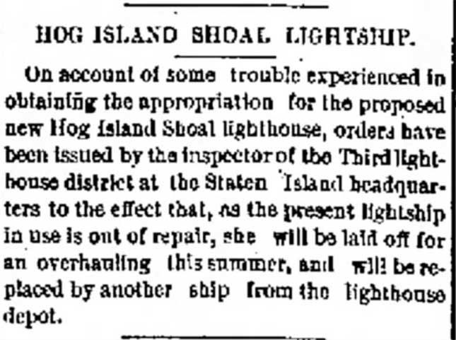 Hog Island Shoal Lightship