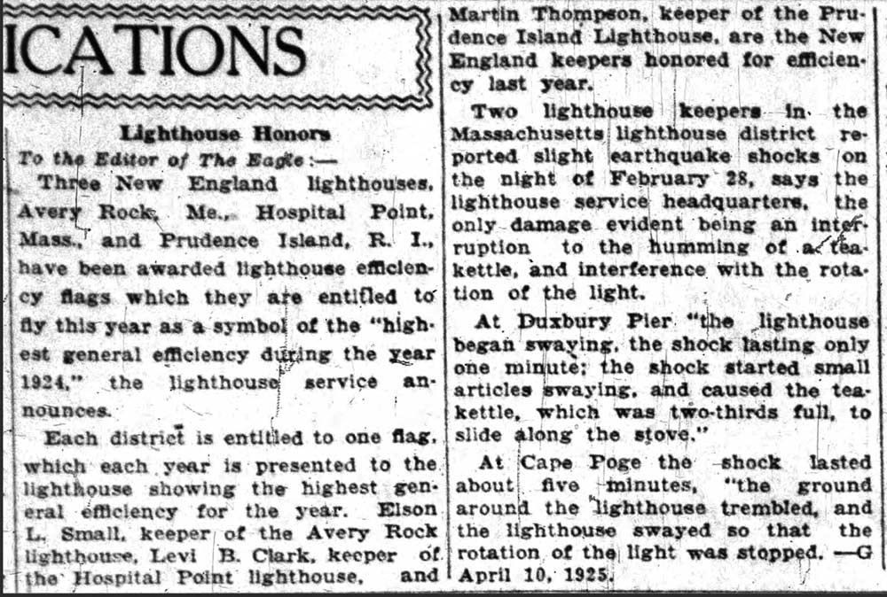 Lighthouse Honors