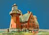 Block Island Southeast Lighthouse Trade Card