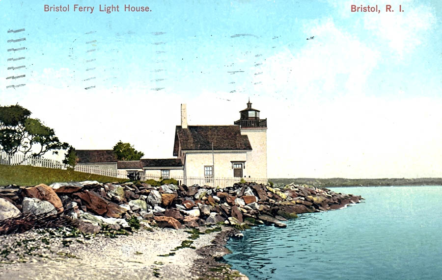 Bristol Ferry Lighthouse Postcard