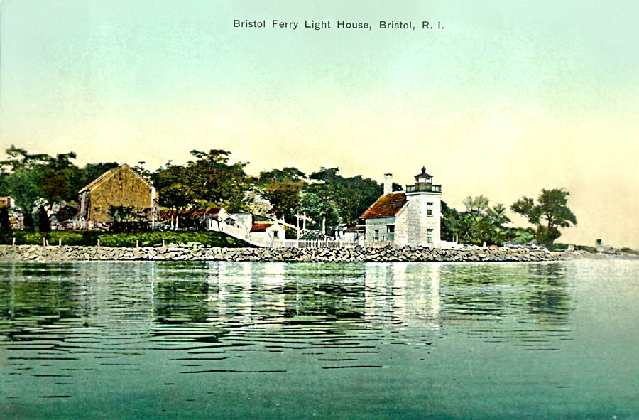 Bristol Ferry Lighthouse Postcard