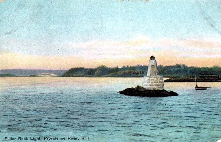 Fuller Rock Light Postcard