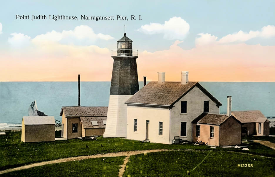 Point Judith Lighthouse Postcard