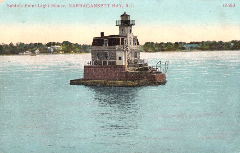 Sabin Point Lighthouse Postcard