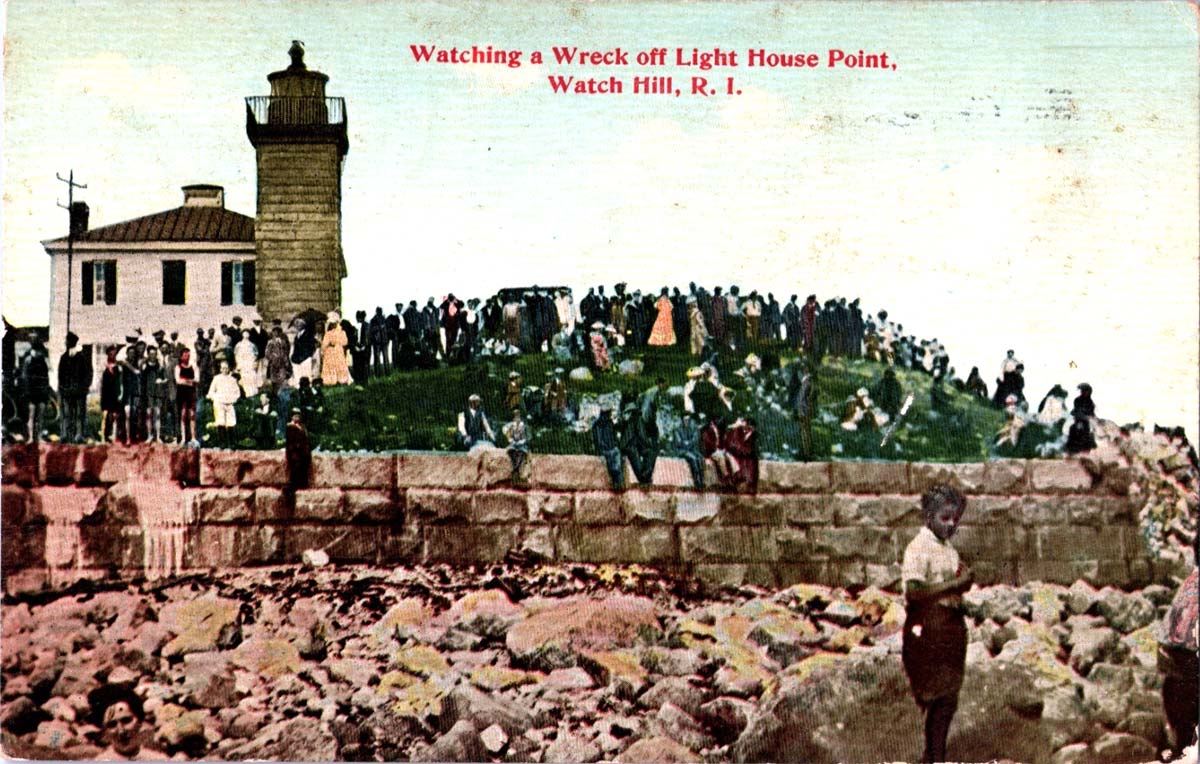 Watch Hill Lighthouse Postcard