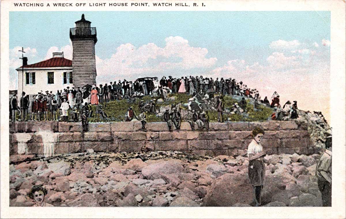 Watch Hill Lighthouse Postcard