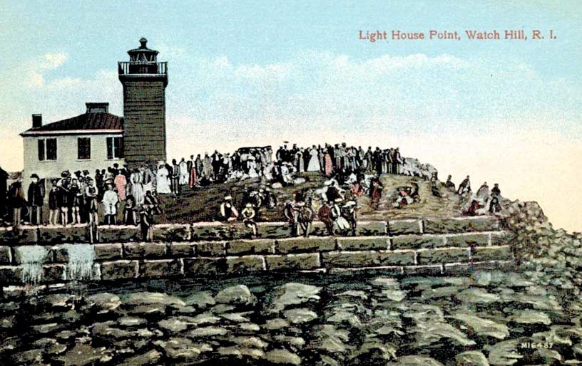 Watch Hill Lighthouse Postcard