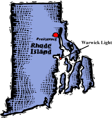 Location of Warwick Light